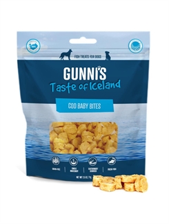 Gunnis Mini bidder Torsk 71g - Cod baby bites